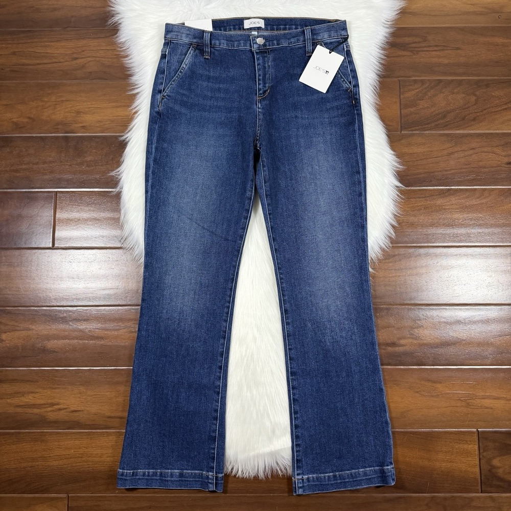 Joe's Women's Size 31 Ovation Provocateur Trouser Petite Bootcut‎ Denim Jeans